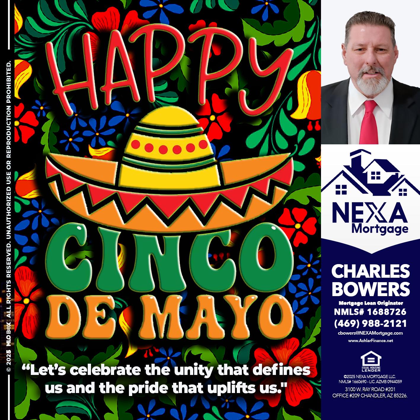 Happy 5 de Mayo - Charles Bowers -Mortgage Loan Originator