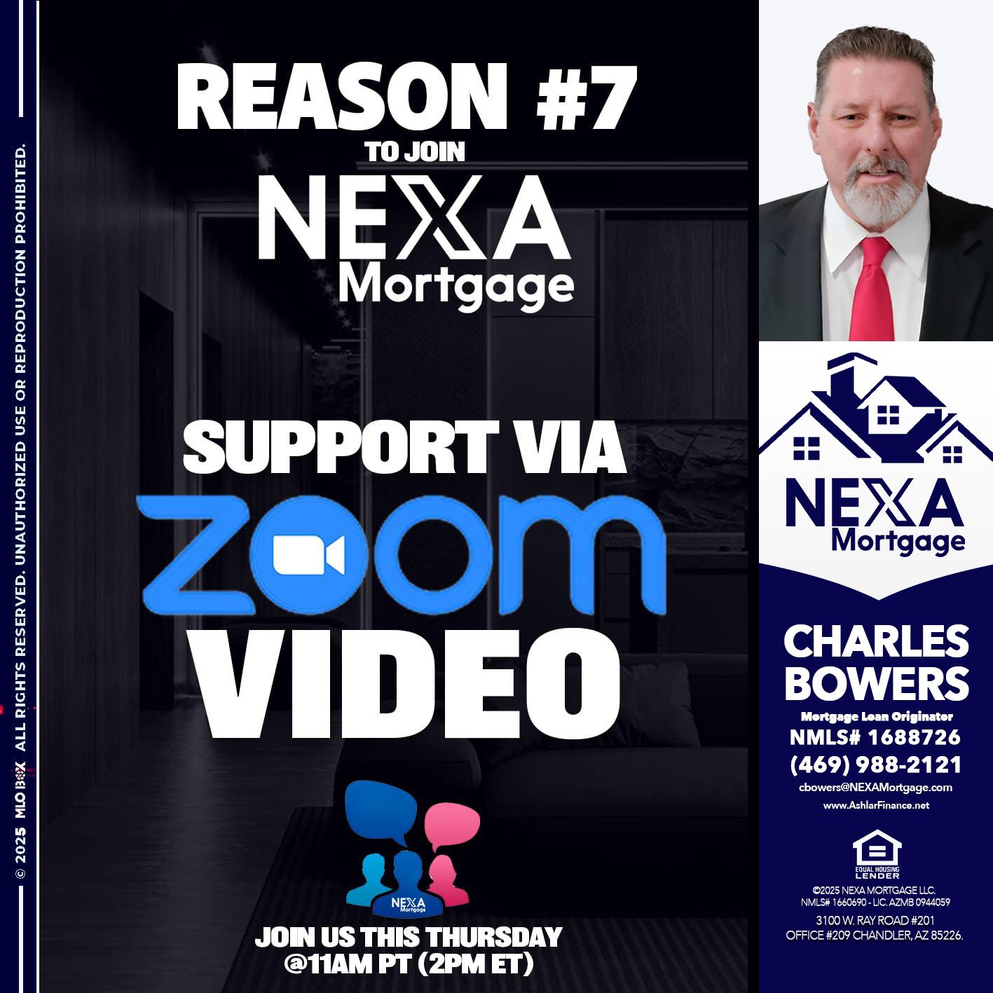 REASON 7 - Charles Bowers -Mortgage Loan Originator