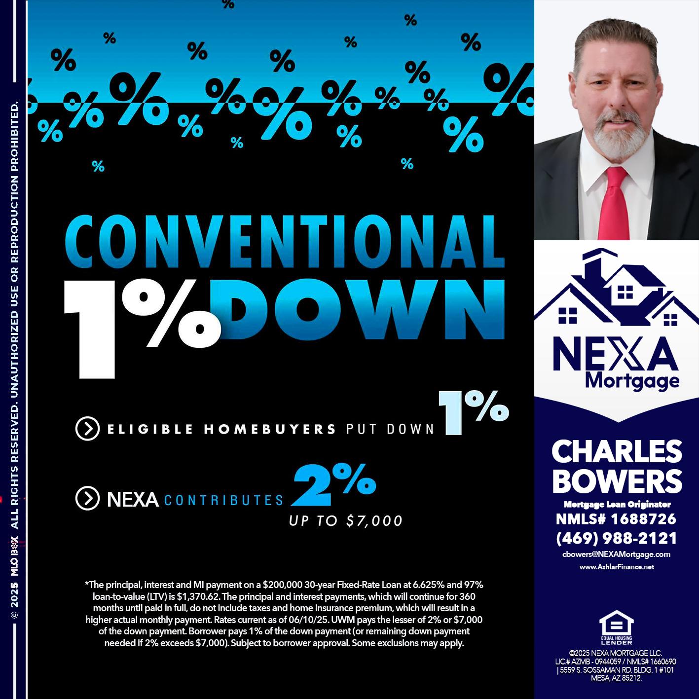 conventional - Charles Bowers -Mortgage Loan Originator