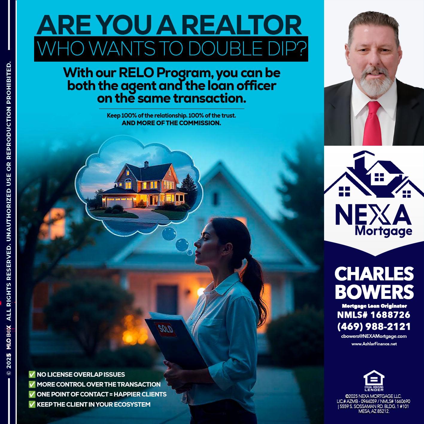 Are you a Realtor? - Charles Bowers -Mortgage Loan Originator