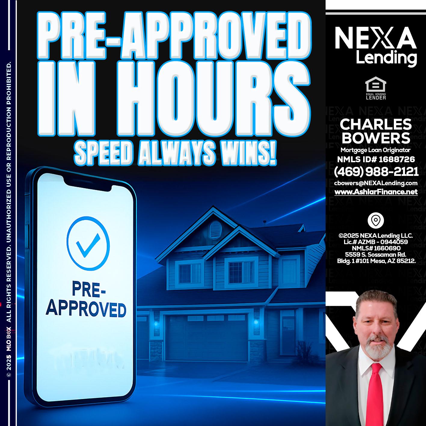 PRE - Charles Bowers -Mortgage Loan Originator