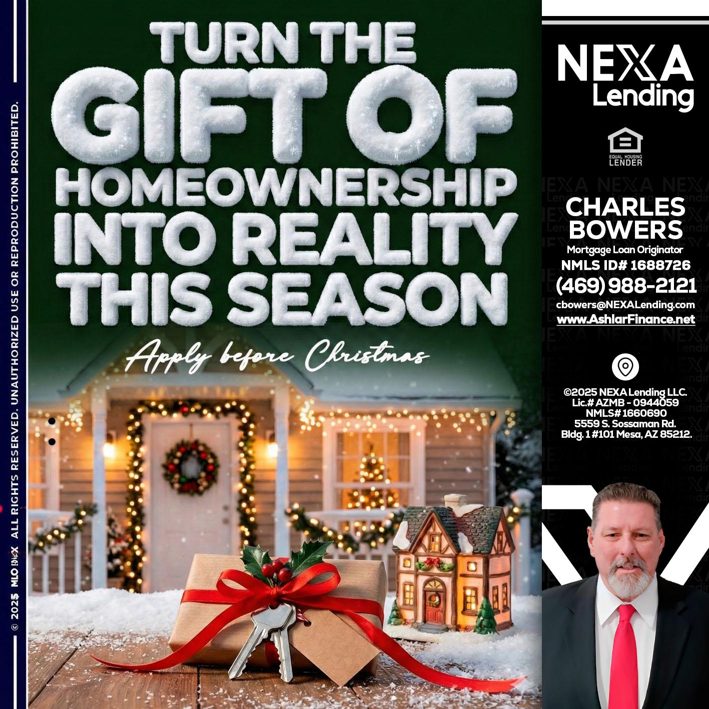 TURN GIFTS - Charles Bowers -Mortgage Loan Originator