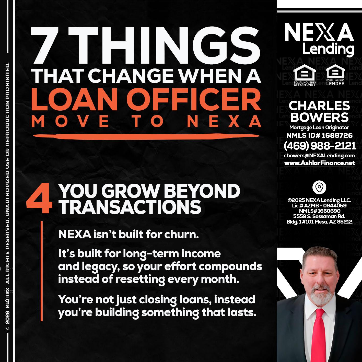 7 THINGS (4) - Charles Bowers -Mortgage Loan Originator
