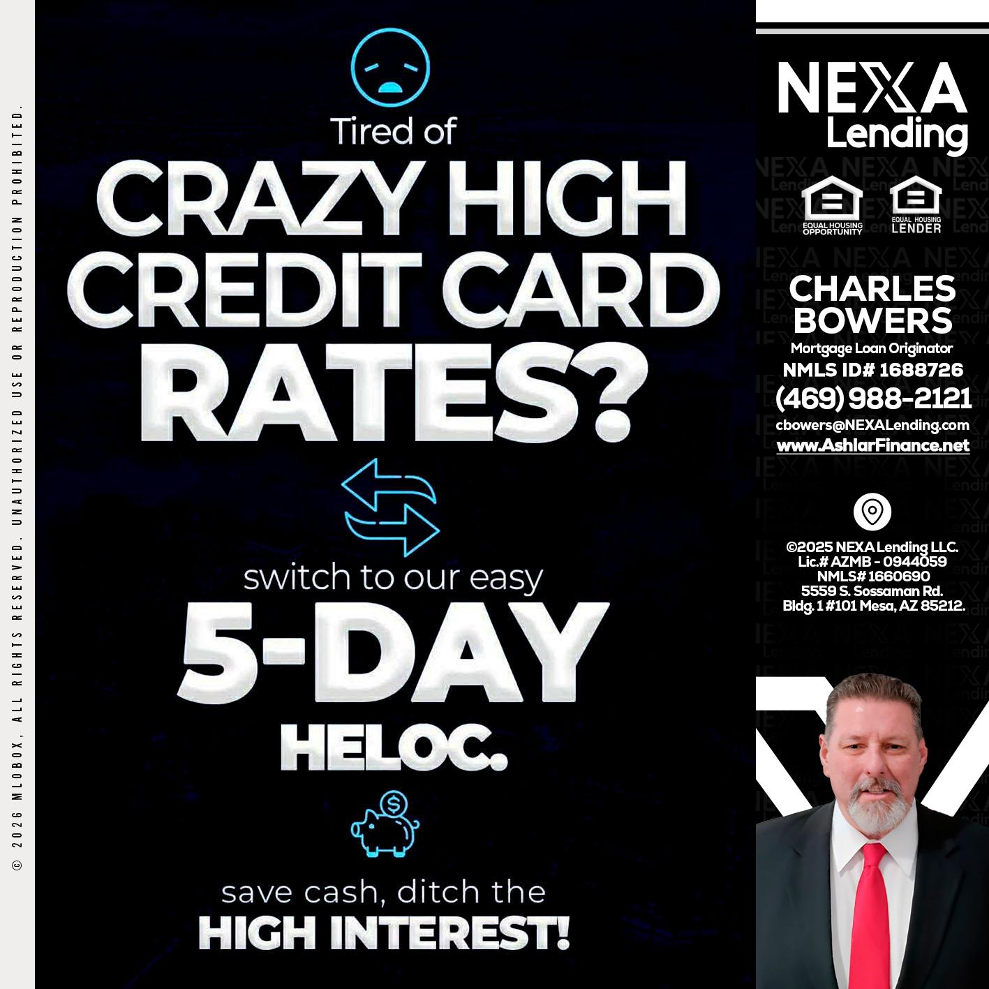 CRAZY HIGH - Charles Bowers -Mortgage Loan Originator