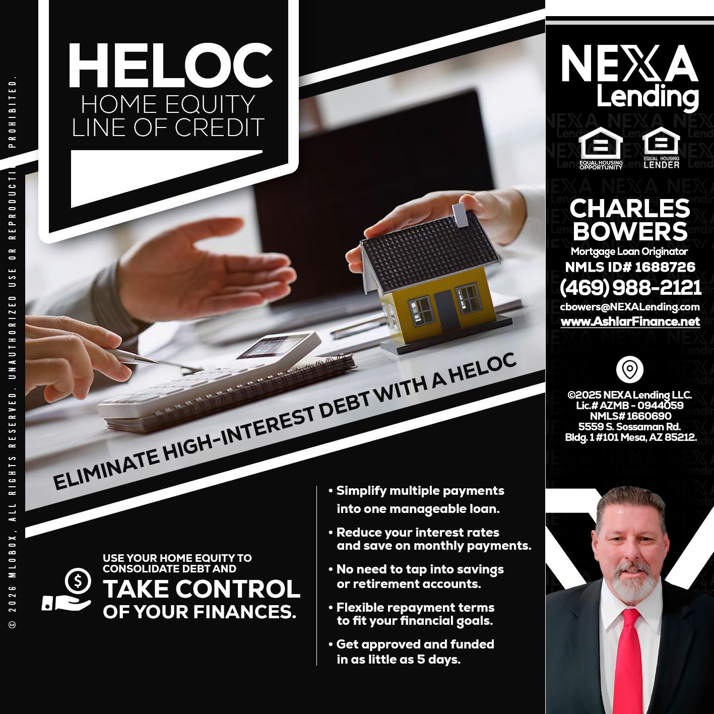 HELOC - Charles Bowers -Mortgage Loan Originator