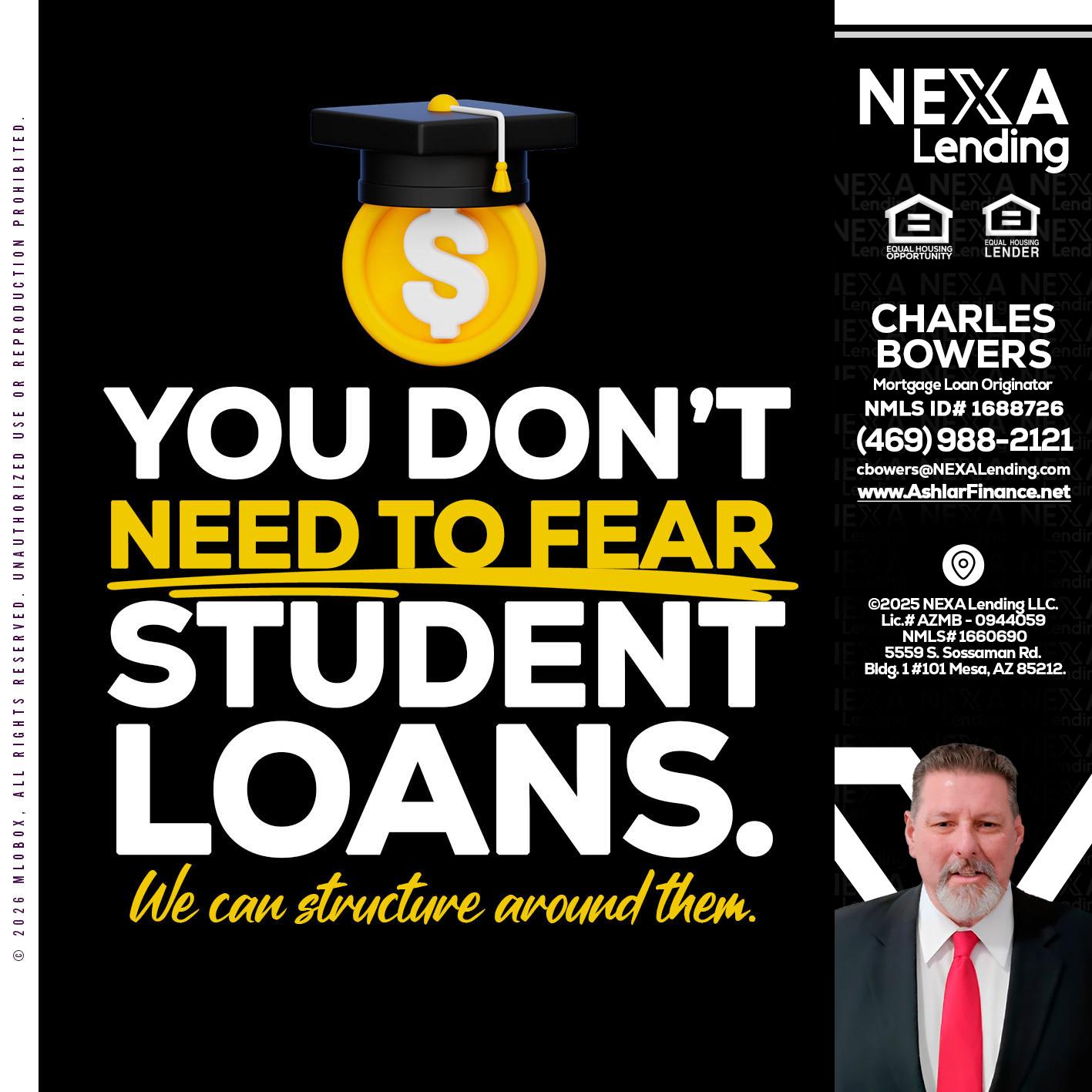 YOU DONT NEED - Charles Bowers -Mortgage Loan Originator