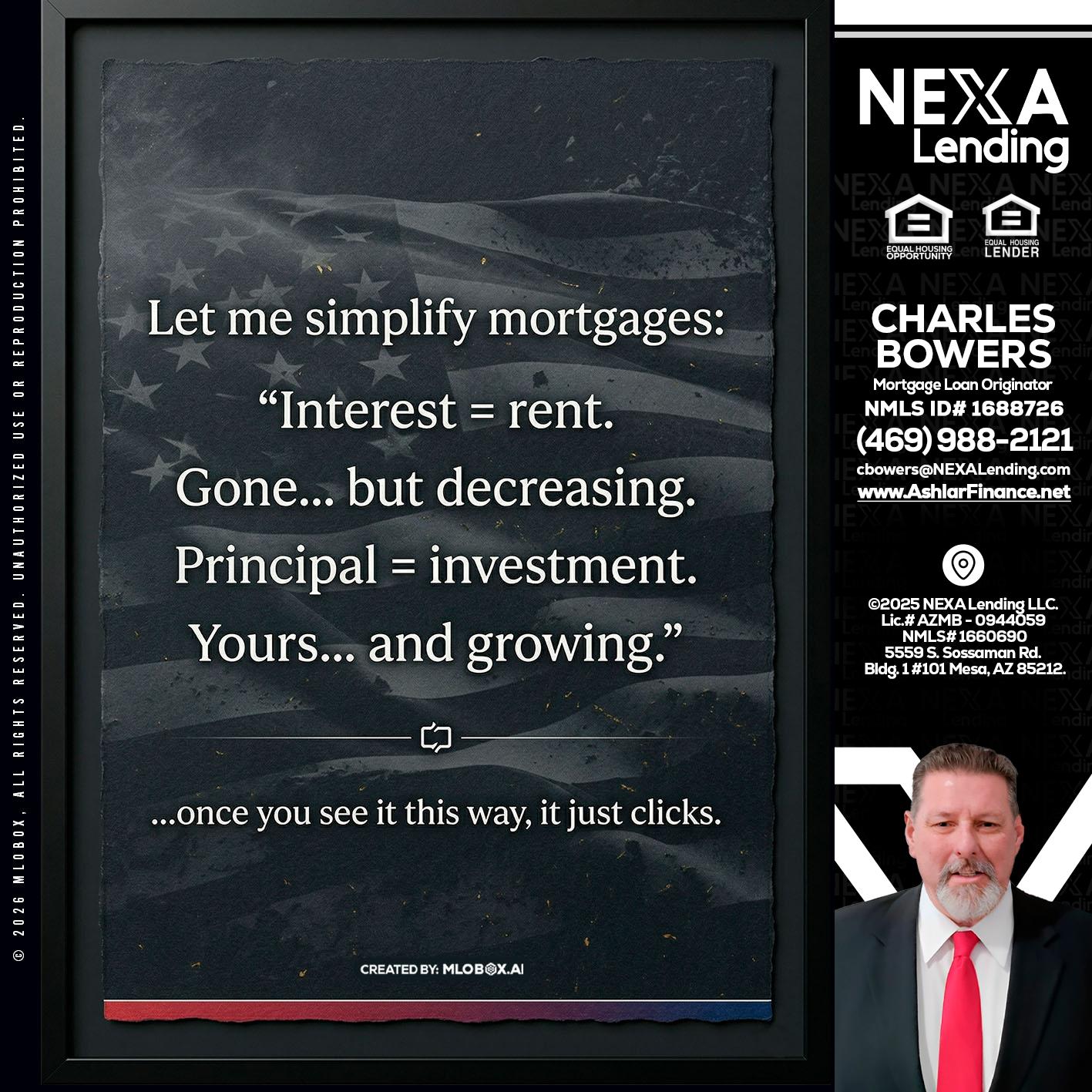 LET ME SIMPLIFY - Charles Bowers -Mortgage Loan Originator