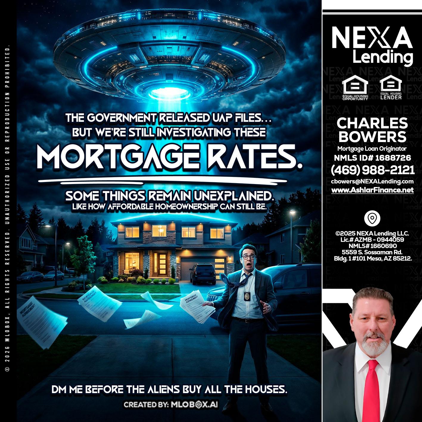 MORTGAGE RATES - Charles Bowers -Mortgage Loan Originator