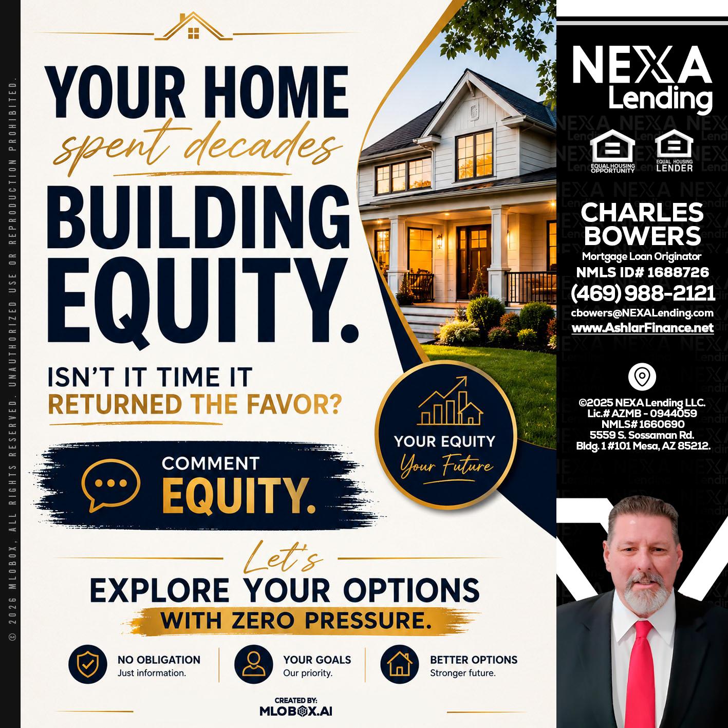 building equity - Charles Bowers -Mortgage Loan Originator