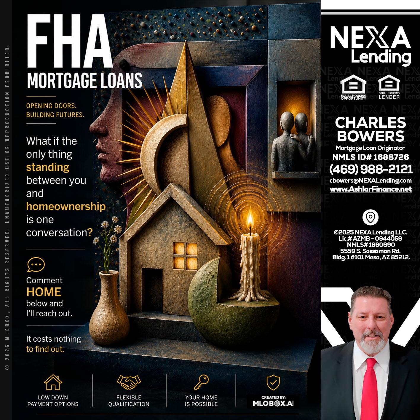 FHA - Charles Bowers -Mortgage Loan Originator