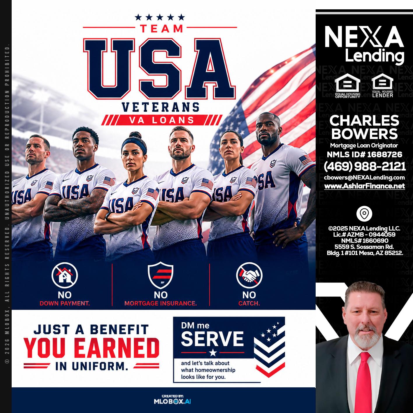 USA TEAM - Charles Bowers -Mortgage Loan Originator