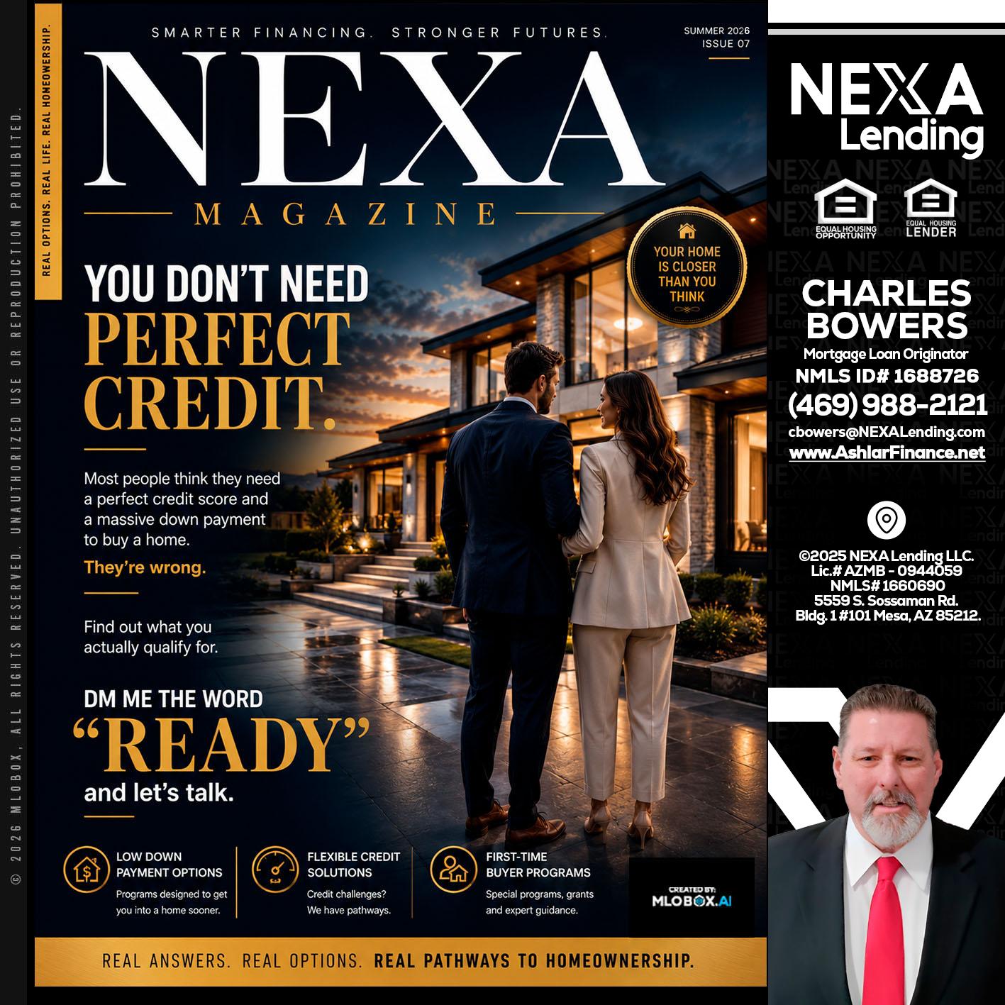 NEXA MAGAZINE - Charles Bowers -Mortgage Loan Originator