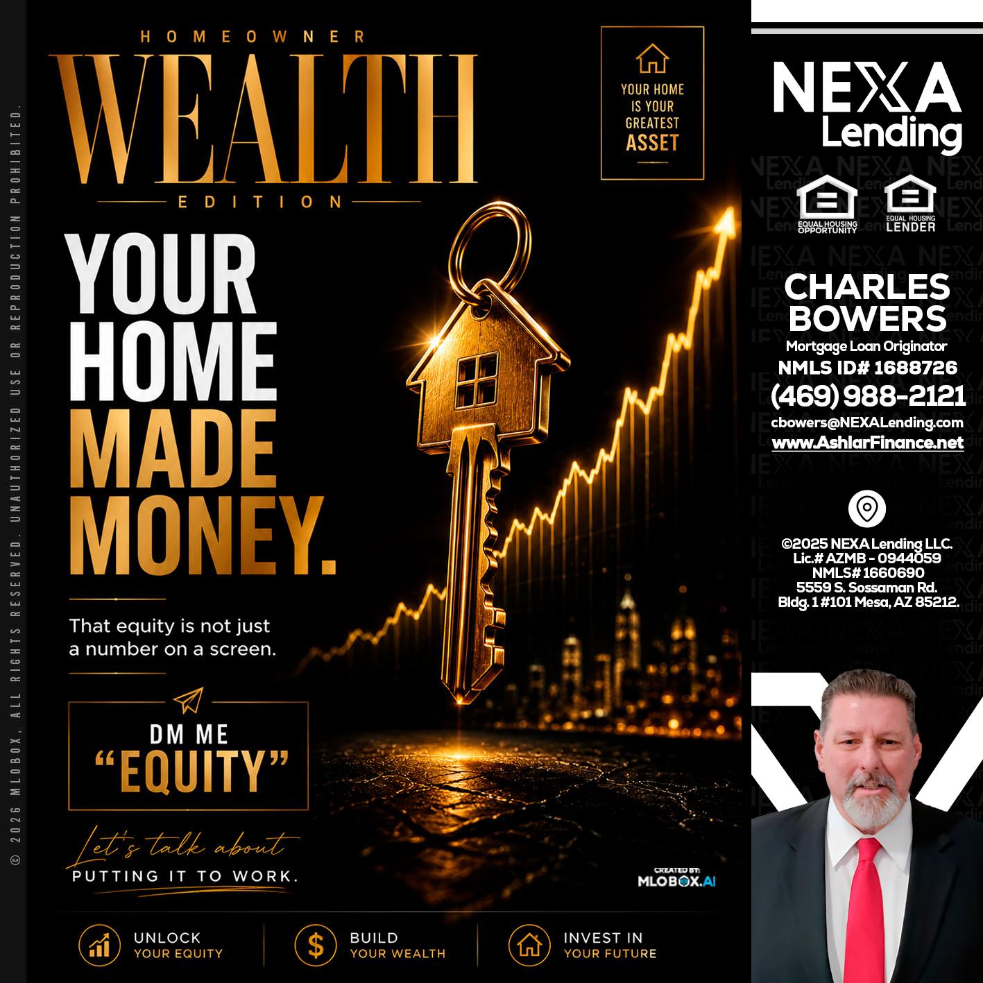 YOUR HOME MADE - Charles Bowers -Mortgage Loan Originator