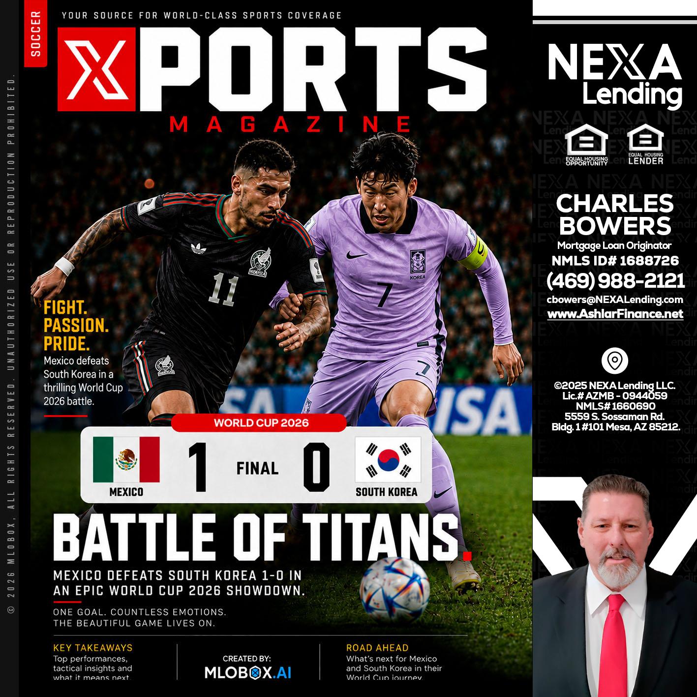 XPORTS MAGAZINE - Charles Bowers -Mortgage Loan Originator
