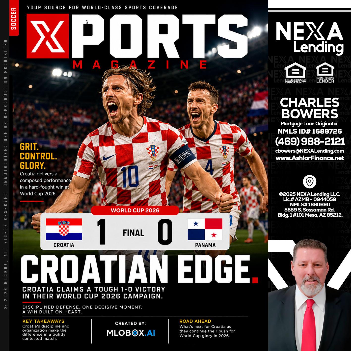 CROATIA 1-0 PANAMA - Charles Bowers -Mortgage Loan Originator