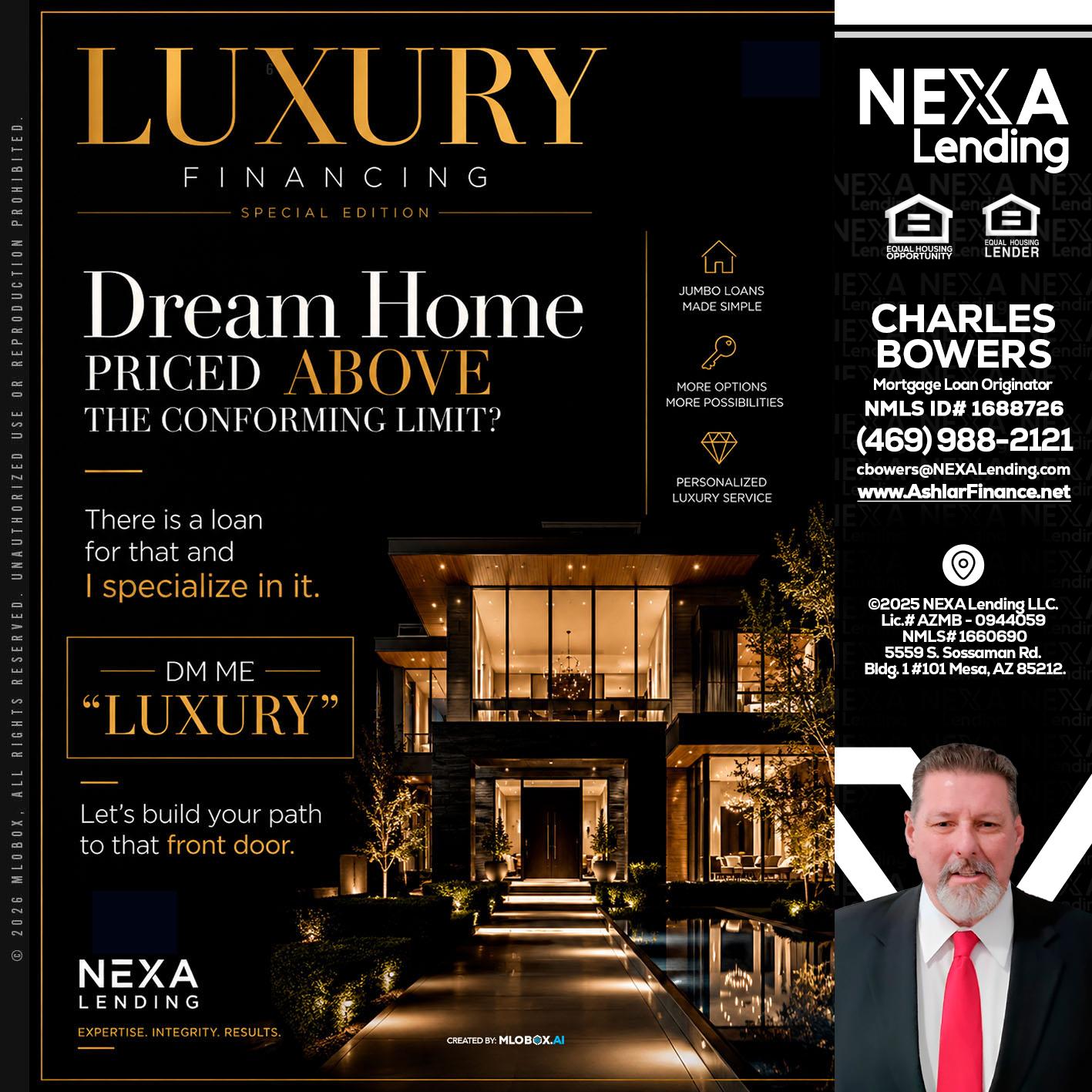 LUXURY - Charles Bowers -Mortgage Loan Originator