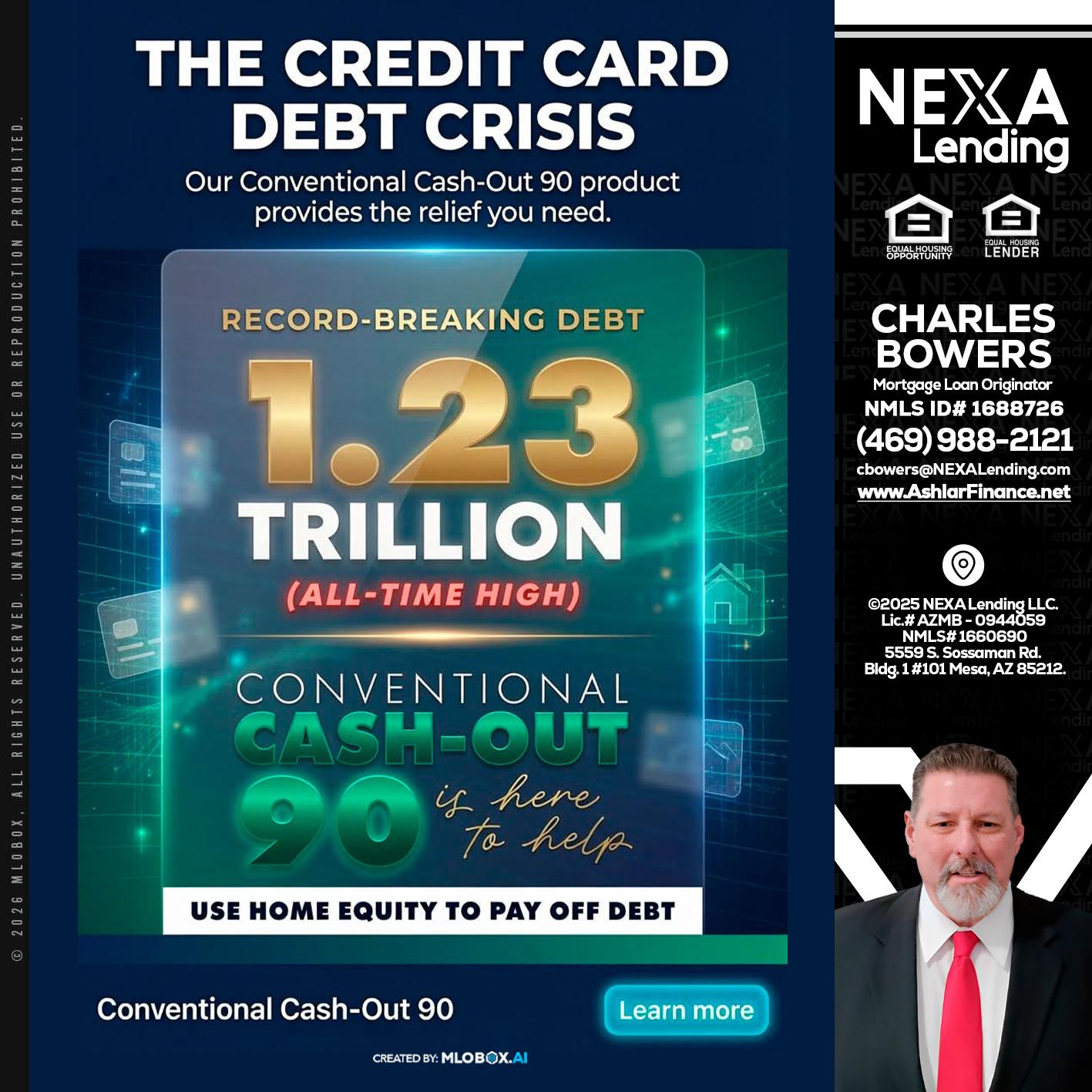 THE CREDIT CARD - Charles Bowers -Mortgage Loan Originator