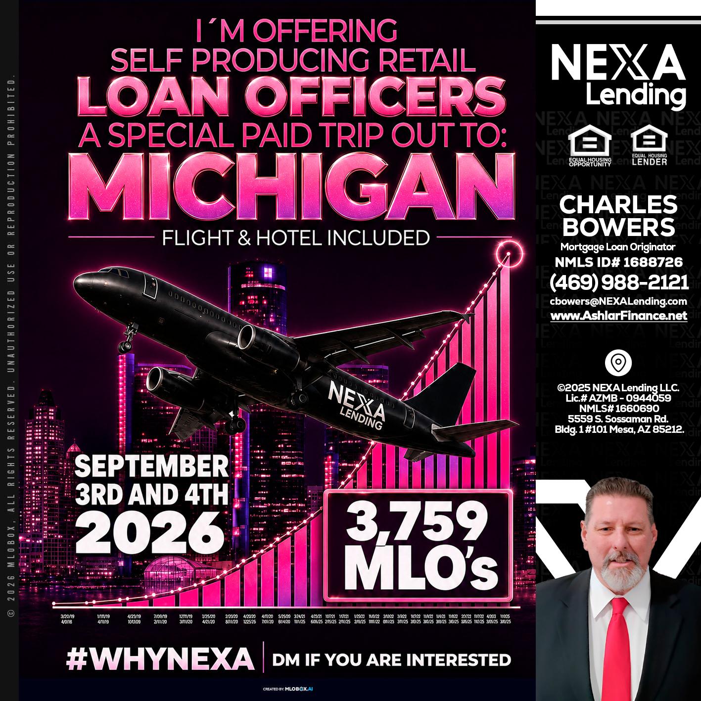 MICHIGAN TRIP - Charles Bowers -Mortgage Loan Originator