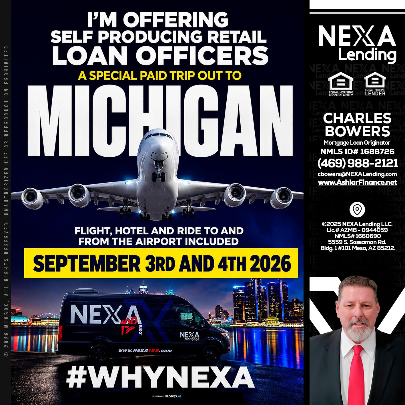 MICHIGAN - Charles Bowers -Mortgage Loan Originator