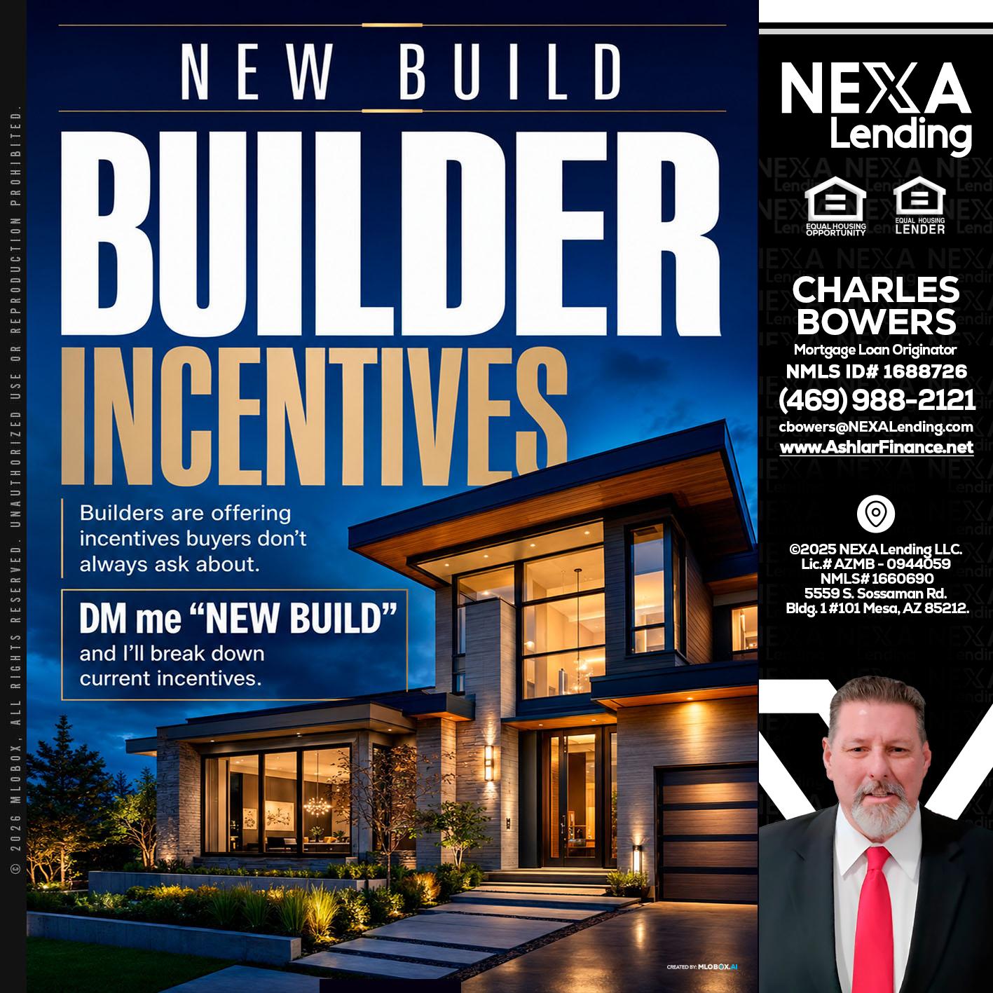 NEW BUILDER - Charles Bowers -Mortgage Loan Originator