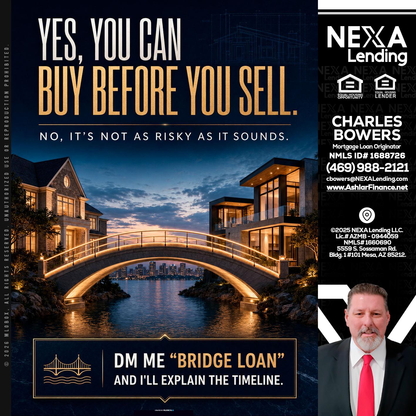 YES, YOU CAN - Charles Bowers -Mortgage Loan Originator