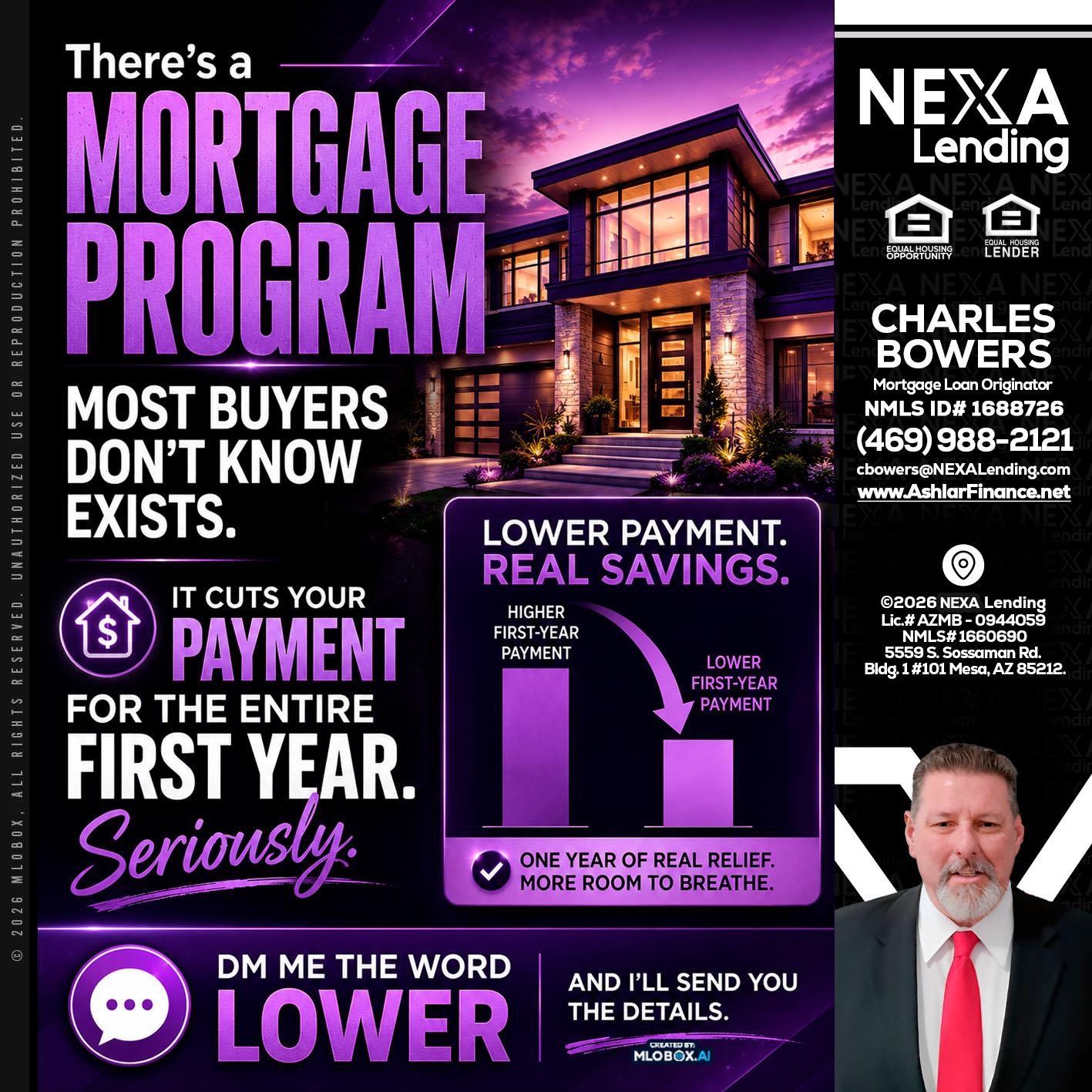 MORTGAGE PROGRAM - Charles Bowers -Mortgage Loan Originator