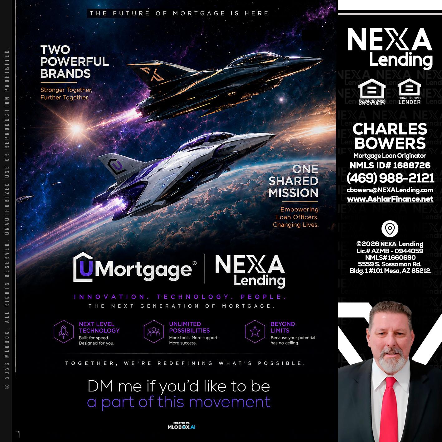 U Mortgage + NEXA lending - Charles Bowers -Mortgage Loan Originator