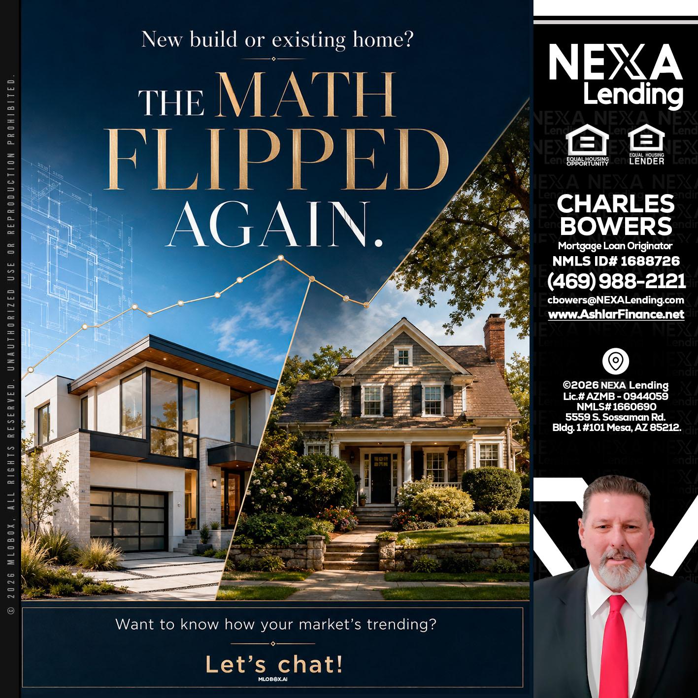 THE MATH FLIPED - Charles Bowers -Mortgage Loan Originator