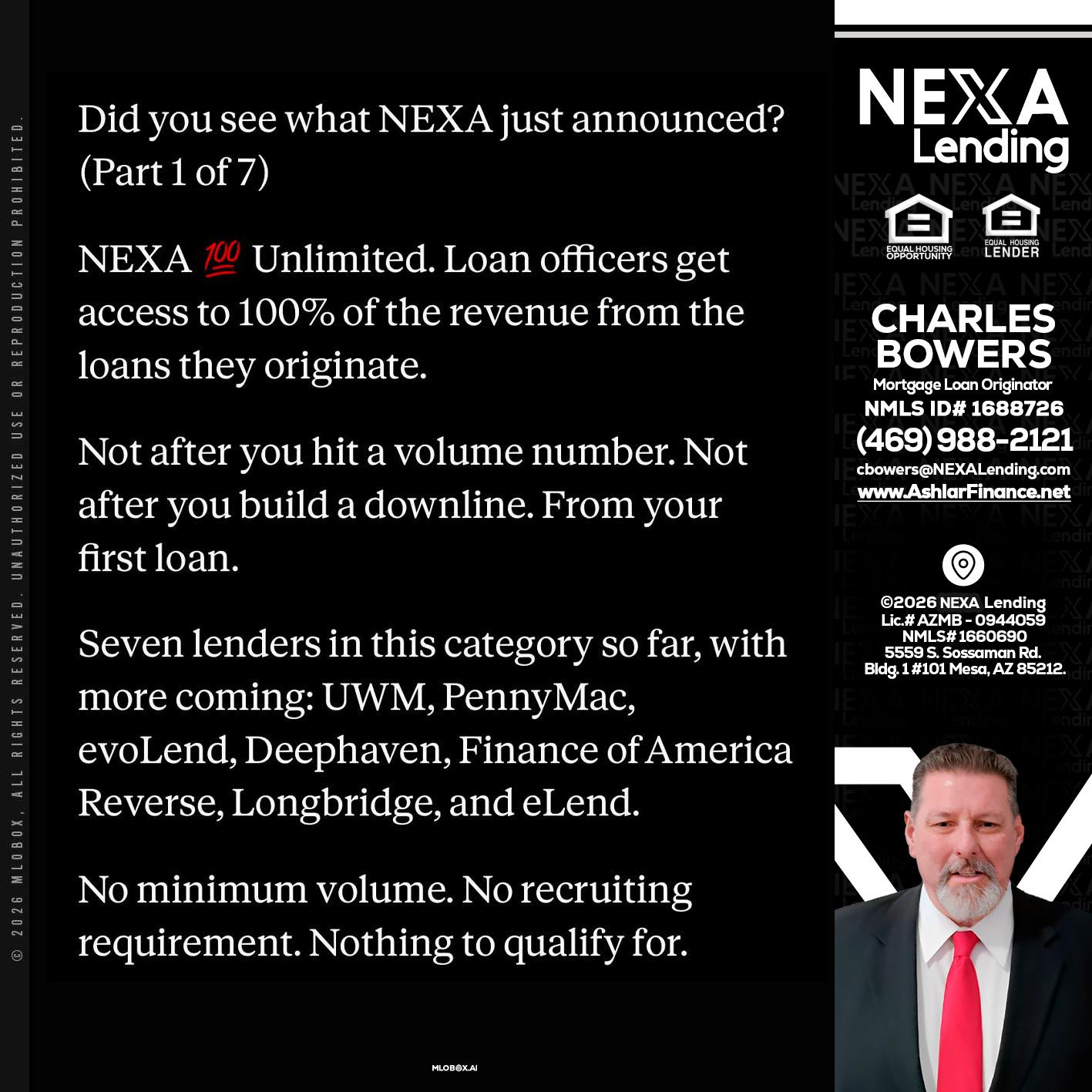 DID YOU KNOW - Charles Bowers -Mortgage Loan Originator