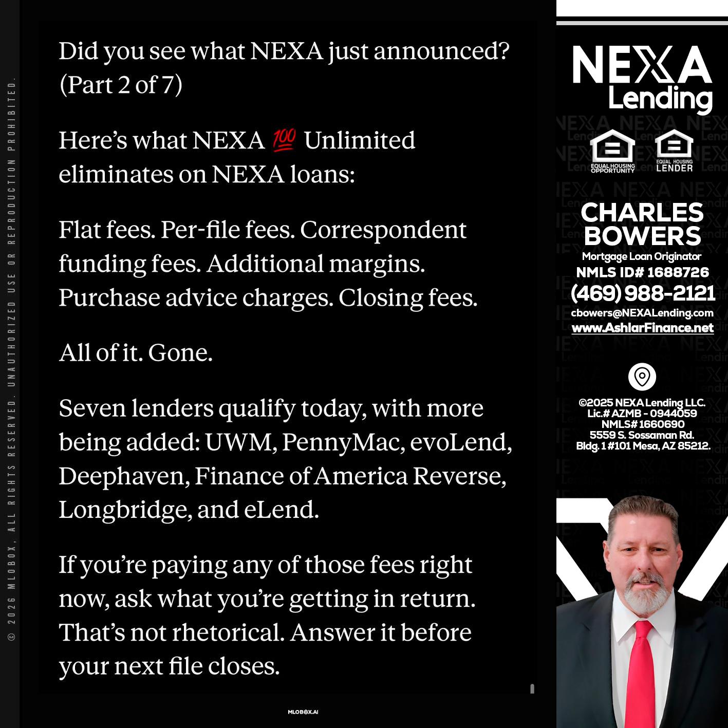 2 OF 7 - Charles Bowers -Mortgage Loan Originator
